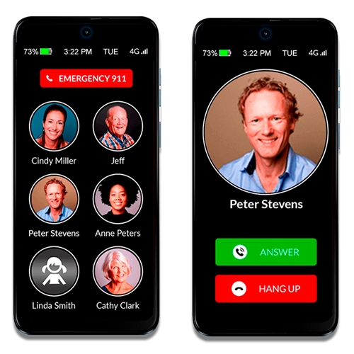 easy phone for seniors with dementia