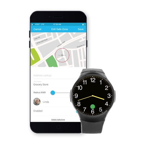 GPS Locator Watch, TRiLOC Alzheimer's GPS Watch